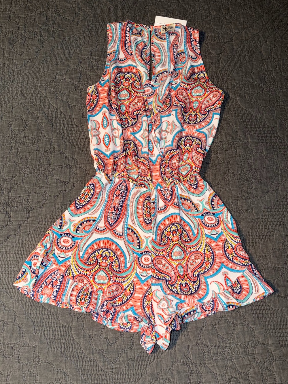 Show Me Your MuMu Riri Romper-Esmeralda Women’s Size-XS